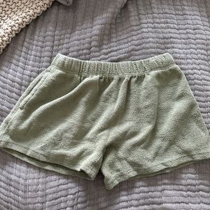 UO terry cloth shorts